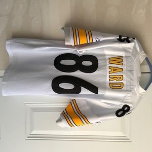 Pittsburgh Steelers Hines Ward white jersey